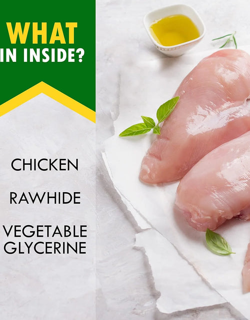 Load image into Gallery viewer, Dog Treats Rawhide Sticks Wrapped with Chicken 11 Oz Pet Natural Chew Treats - Grain Free Meat &amp; Human Grade Dried Snacks - Best for Small &amp; Large Dogs (10.6 Ounce (Pack of 1), Smoked Chicken)
