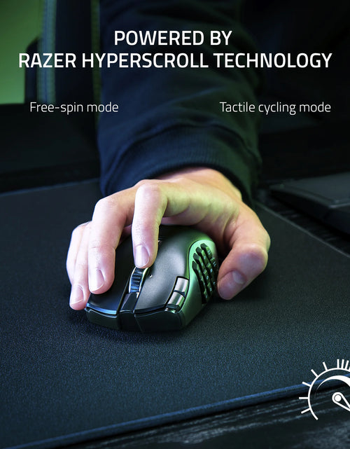 Load image into Gallery viewer, Naga V2 Hyperspeed Bluetooth Gaming Mice with AA Battery, Black
