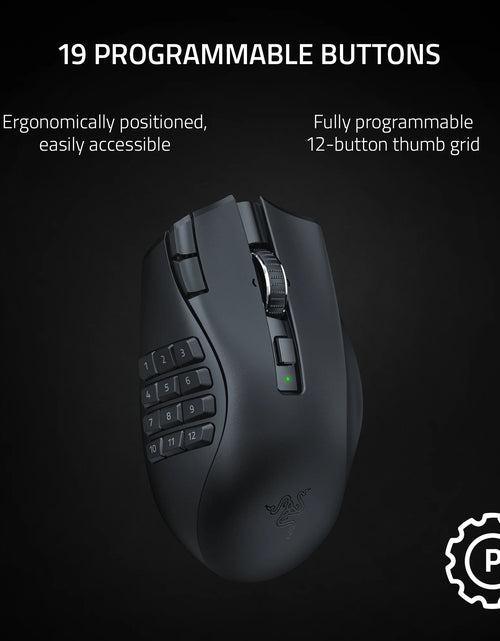 Load image into Gallery viewer, Naga V2 Hyperspeed Bluetooth Gaming Mice with AA Battery, Black
