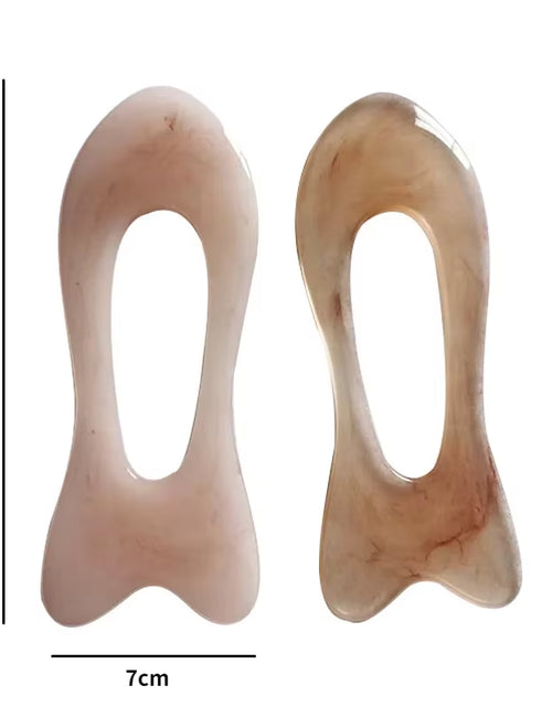 Load image into Gallery viewer, 1Pc Guasha Board Resin Beeswax/Synthetic Resin Tool Scrpy Aping Board Massage Tool Guasha Massage Board Scraper Massage Thera
