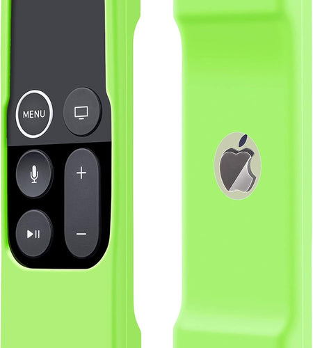 Case Compatible with Apple TV 4K/ 4Th Gen Remote Light Weight Anti-Slip Shock Proof Silicone Cover for Controller for Apple TV Siri Remote - Chartreuse