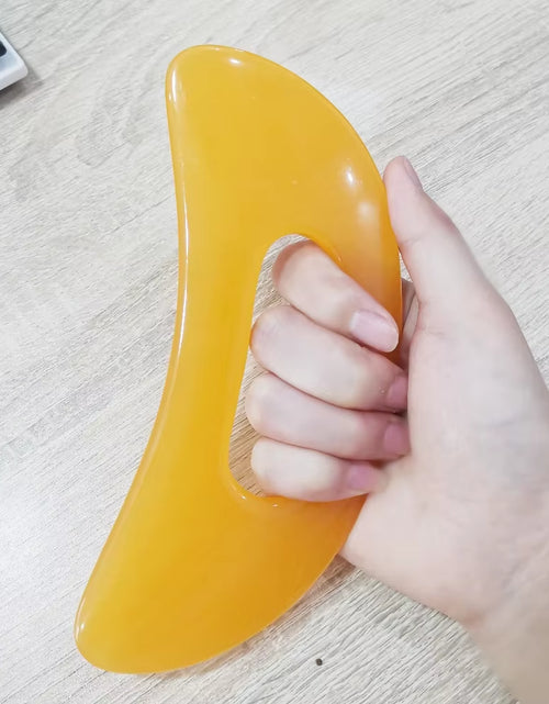 Load image into Gallery viewer, 1Pc Guasha Board Resin Beeswax/Synthetic Resin Tool Scrpy Aping Board Massage Tool Guasha Massage Board Scraper Massage Thera

