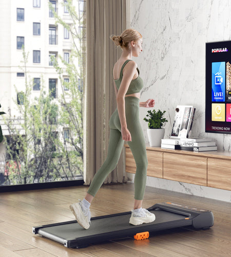 Under Desk Walking Pad Treadmill for Home/Office with Watch-Like Remote Control