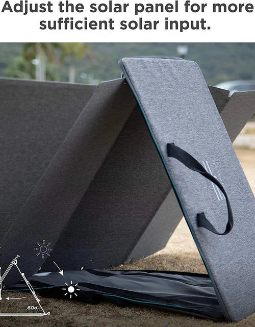 Load image into Gallery viewer, 160W Portable Solar Panel for Power Station, Foldable Solar Charger with Adjustable Kickstand, Waterproof IP67 for Outdoor Camping,Rv,Off Grid System
