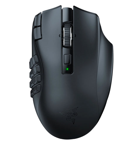 Naga V2 Hyperspeed Bluetooth Gaming Mice with AA Battery, Black