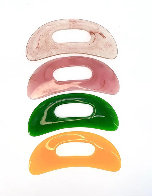Load image into Gallery viewer, 1Pc Guasha Board Resin Beeswax/Synthetic Resin Tool Scrpy Aping Board Massage Tool Guasha Massage Board Scraper Massage Thera
