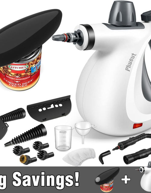 Load image into Gallery viewer, Pressurized Handheld Steam Cleaner &amp; Rechargeable Spin Scrubber
