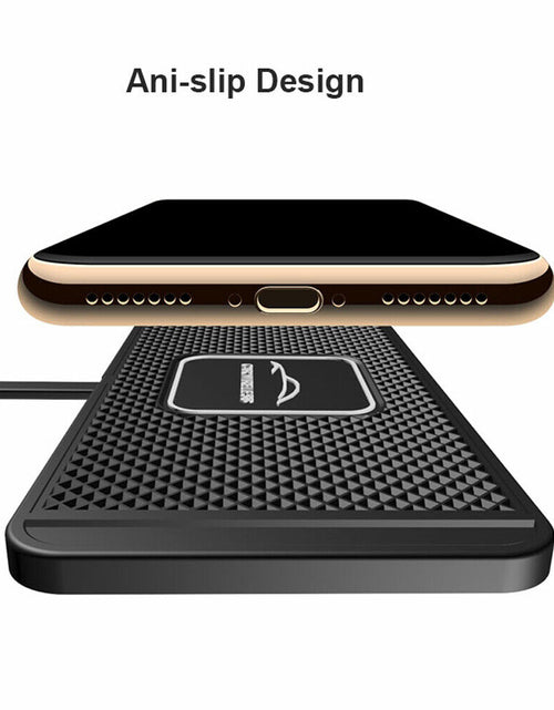 Load image into Gallery viewer, Wireless Car Phone Charger Fast Charging Pad Mat for Iphone Samsung Universal
